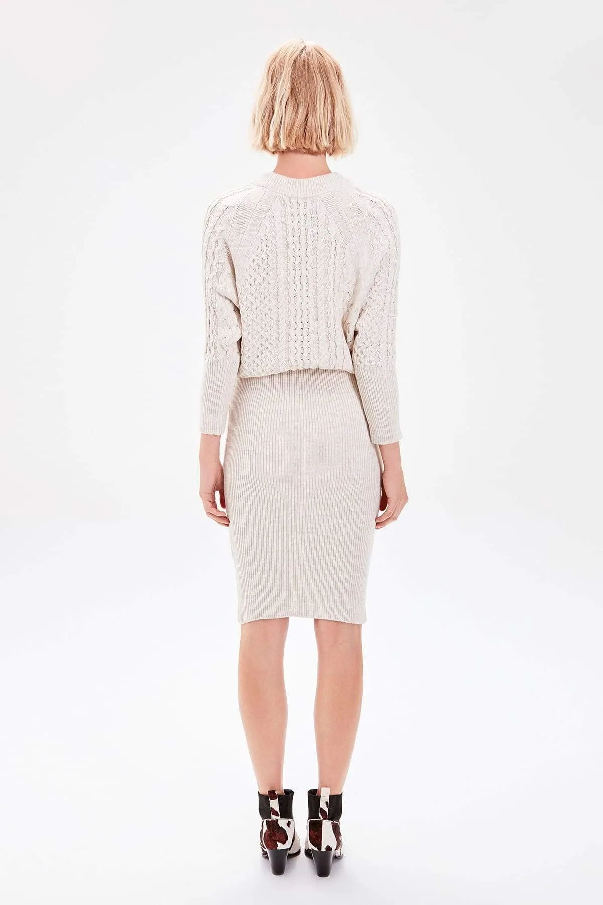 13046 Ceam Knited Sweater Dress