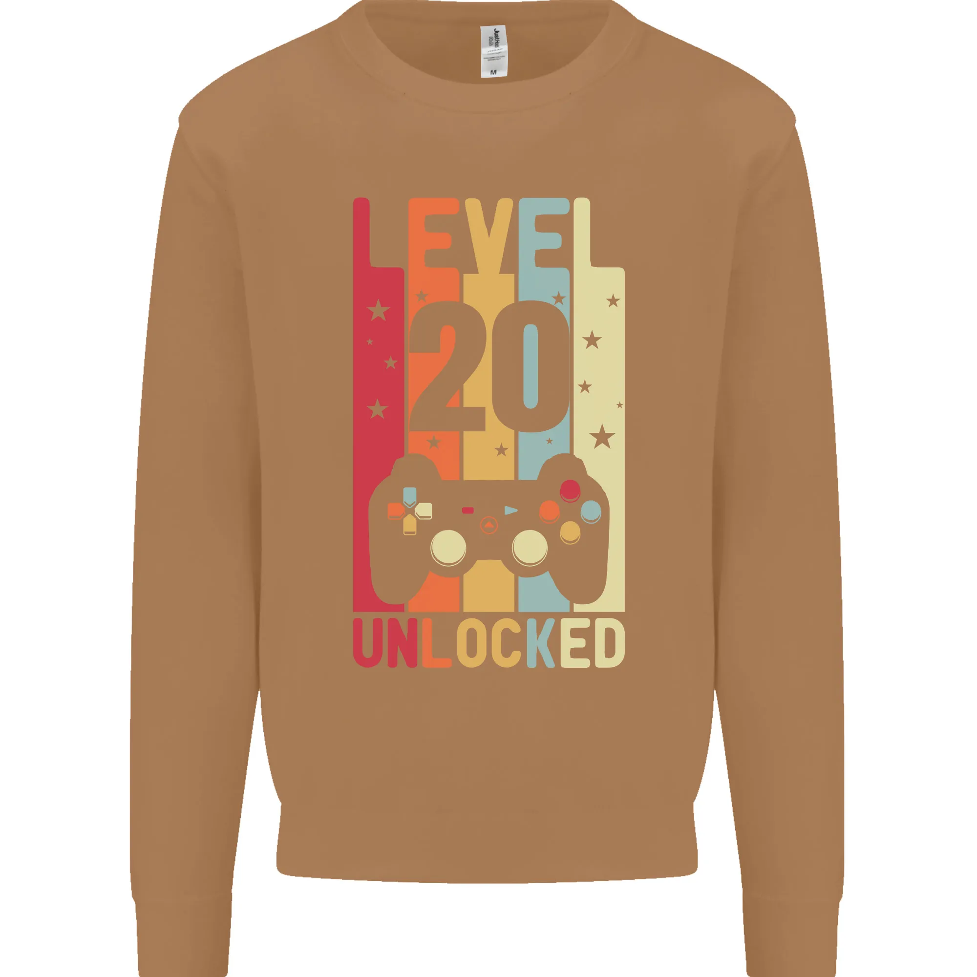 20th Birthday 20-Year-Old Level Up Gaming Men's Sweatshirt Jumper