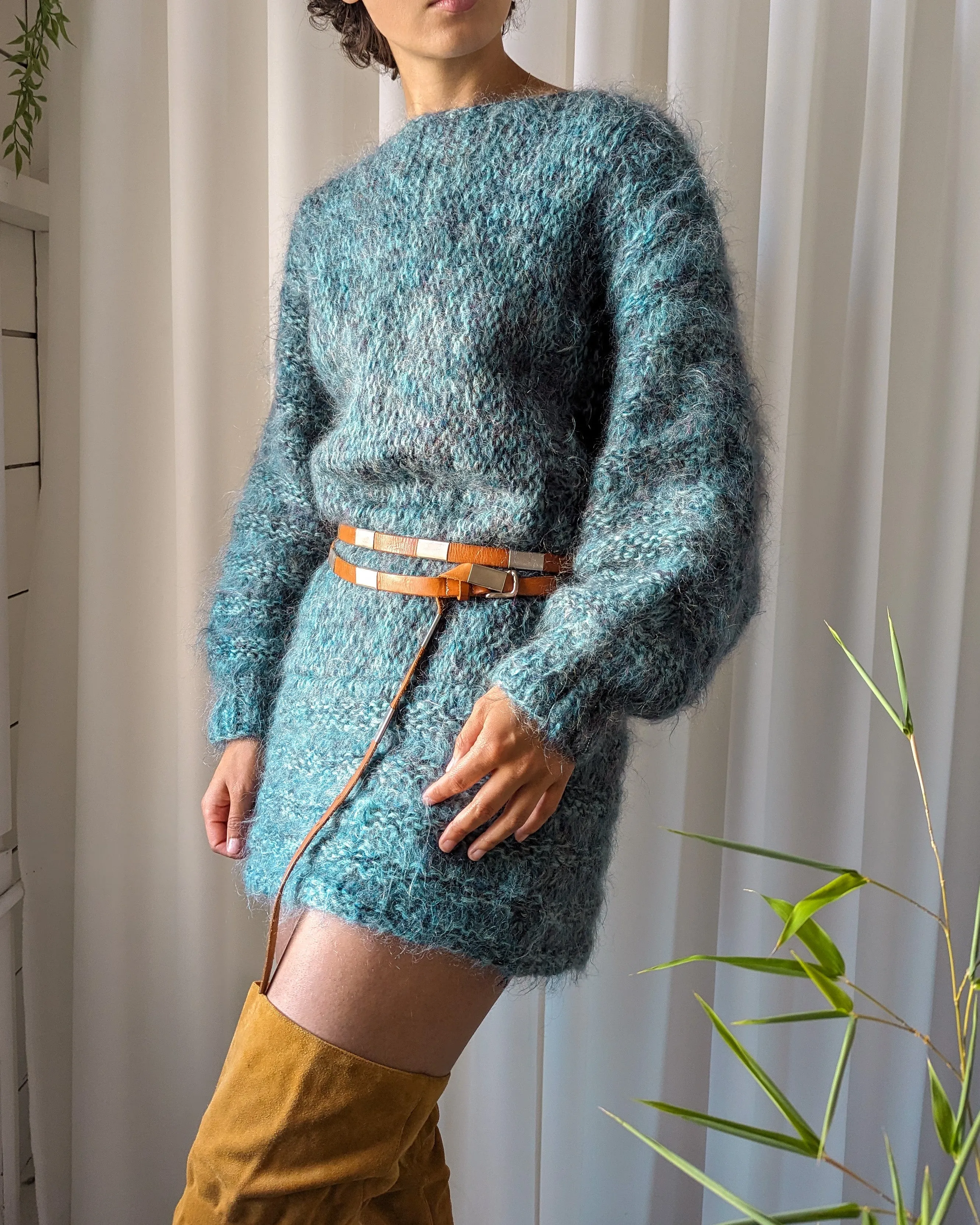 90s Mohair Sweater Dress | XS-L