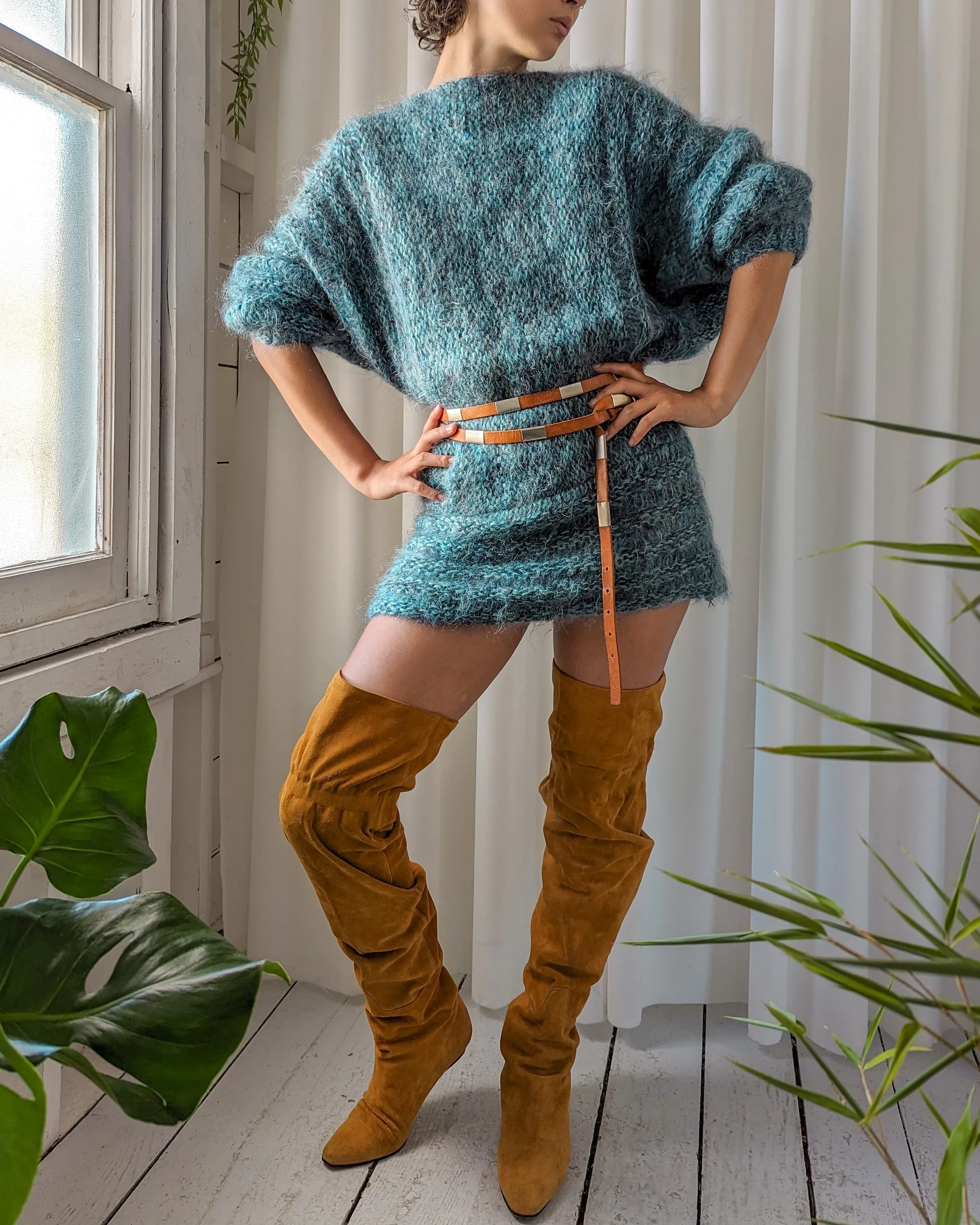 90s Mohair Sweater Dress | XS-L