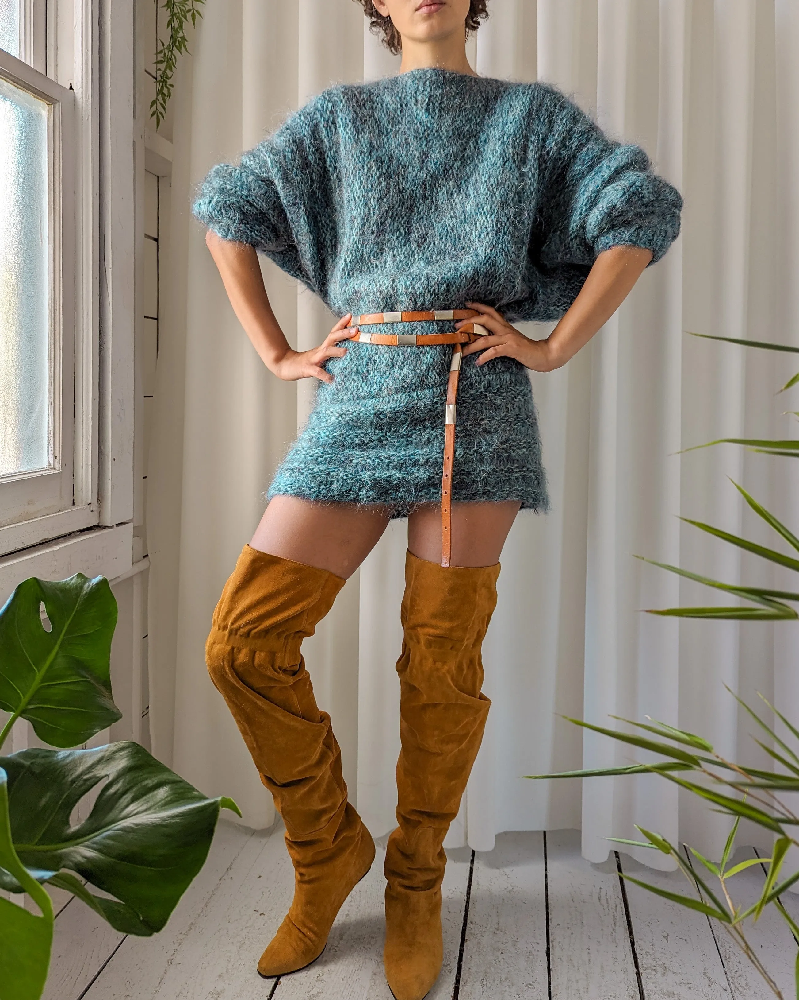 90s Mohair Sweater Dress | XS-L