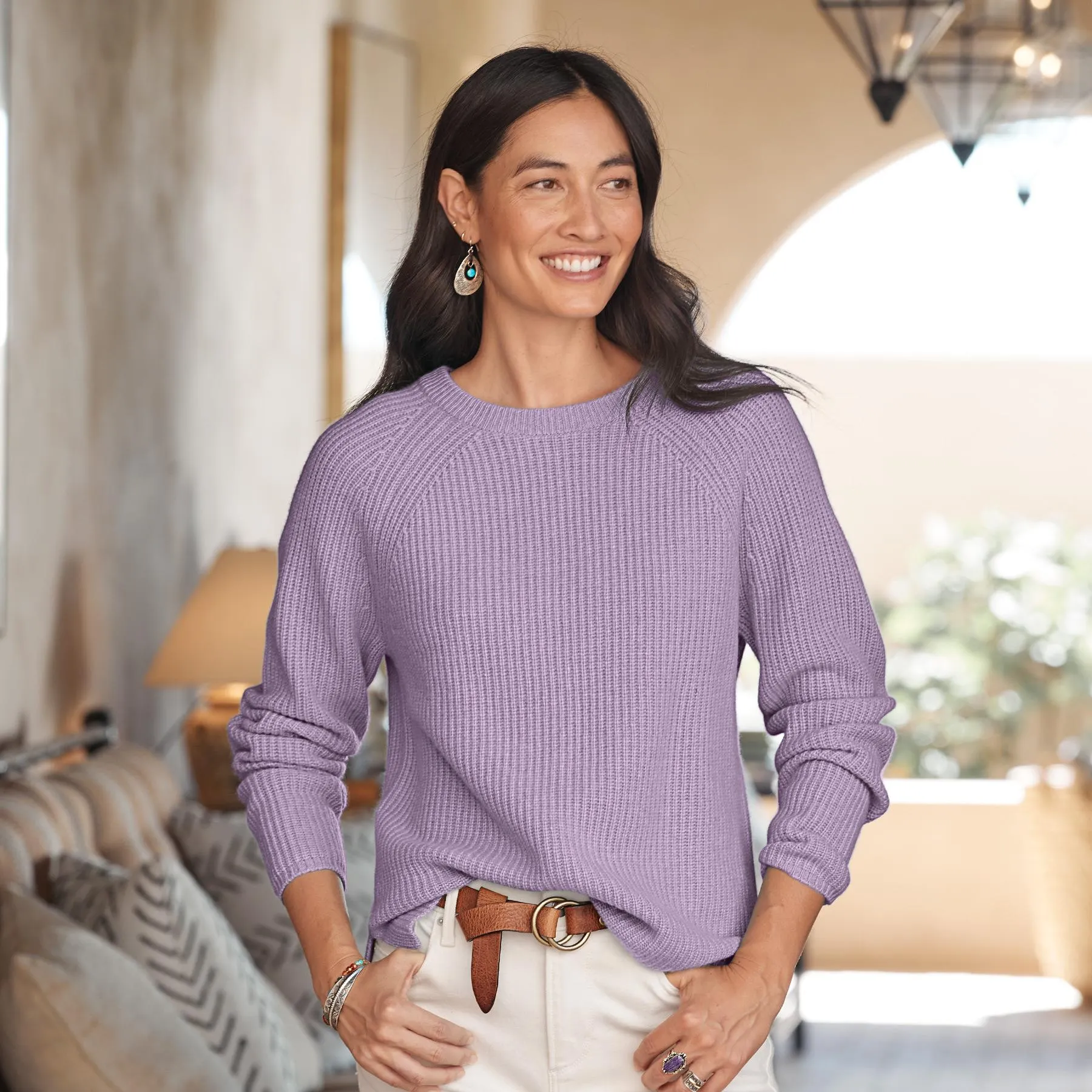 Acadia Cashmere Sweater, Petite