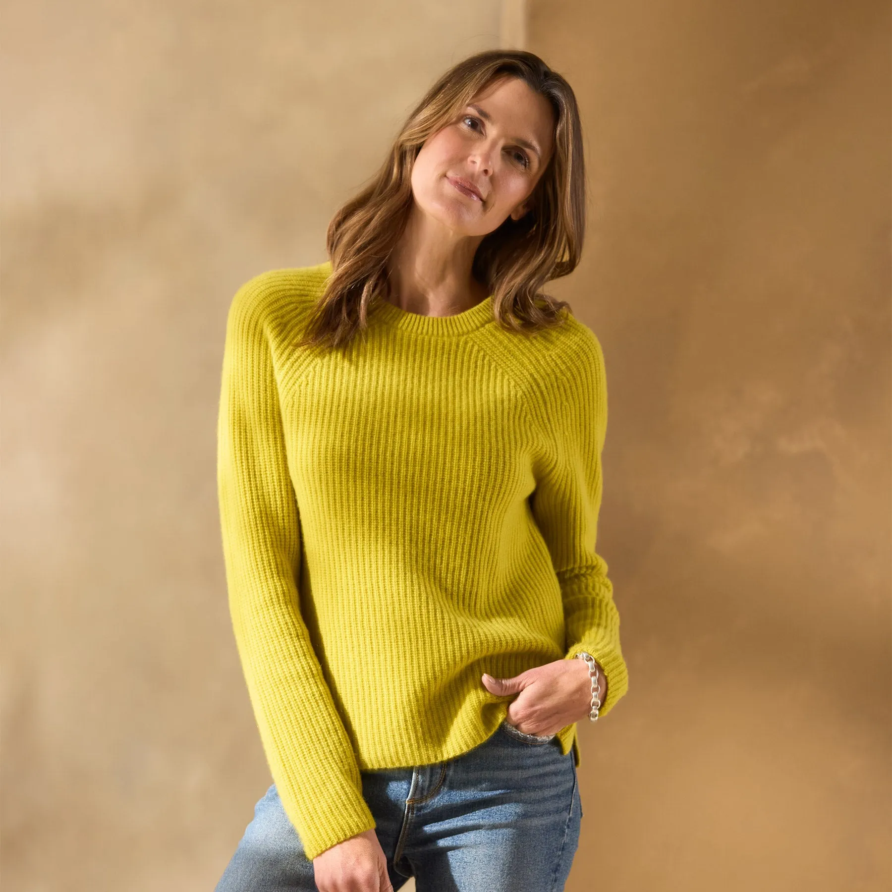 Acadia Cashmere Sweater, Petite