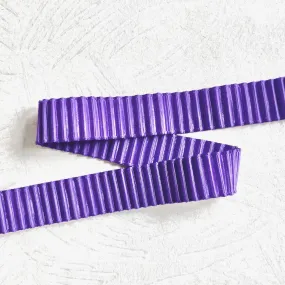 Accordion Pleated Satin Ribbon - Multiple Colorways