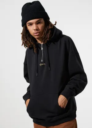 Afends Mens 1995 - Half Zip Pull On Hood