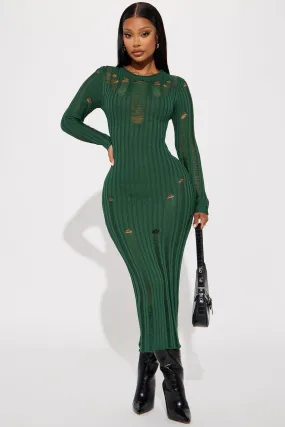 Alani Sweater Maxi Dress - Hunter