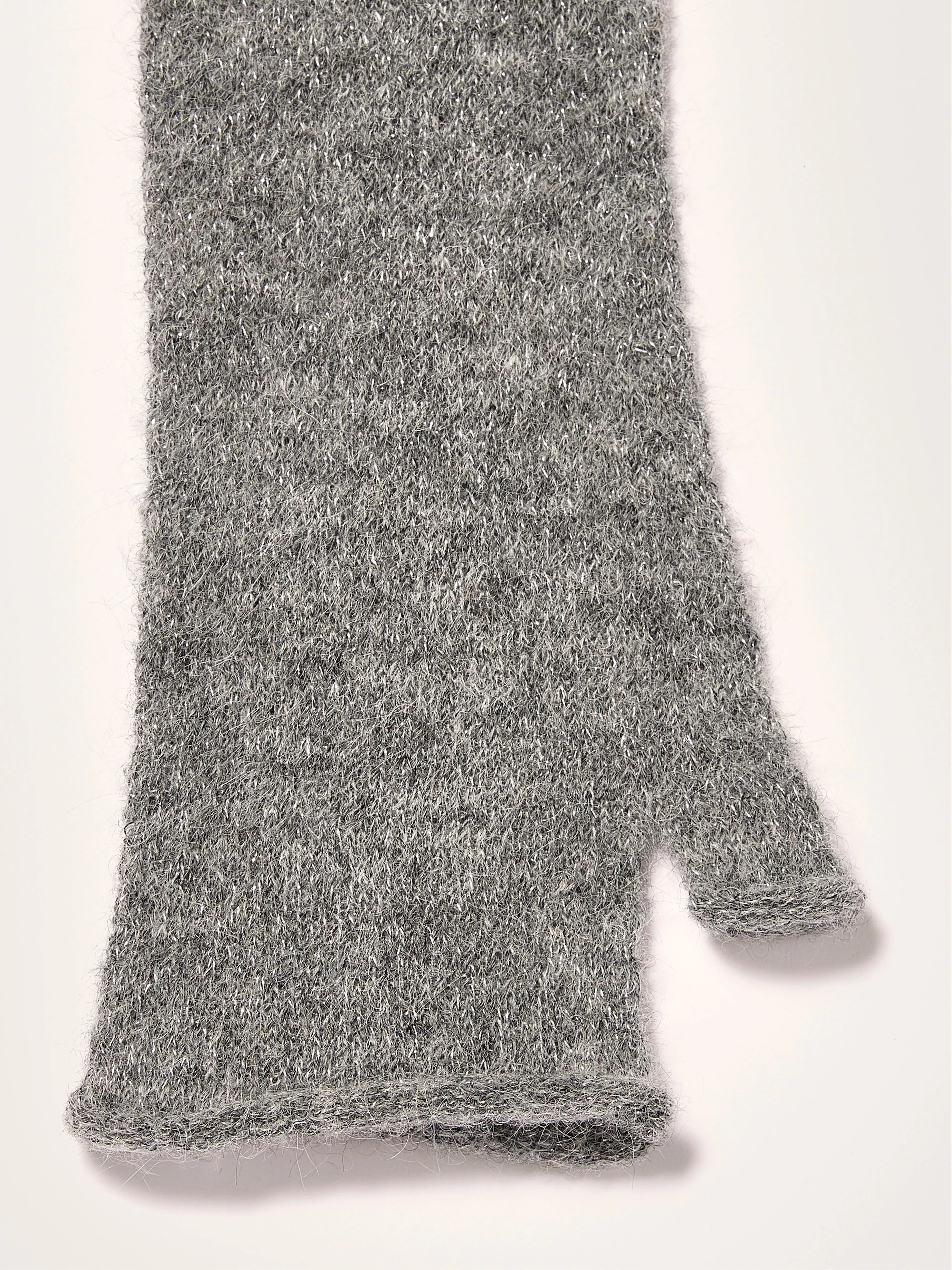 Amain fingerless gloves (242 / W / MID GREY)