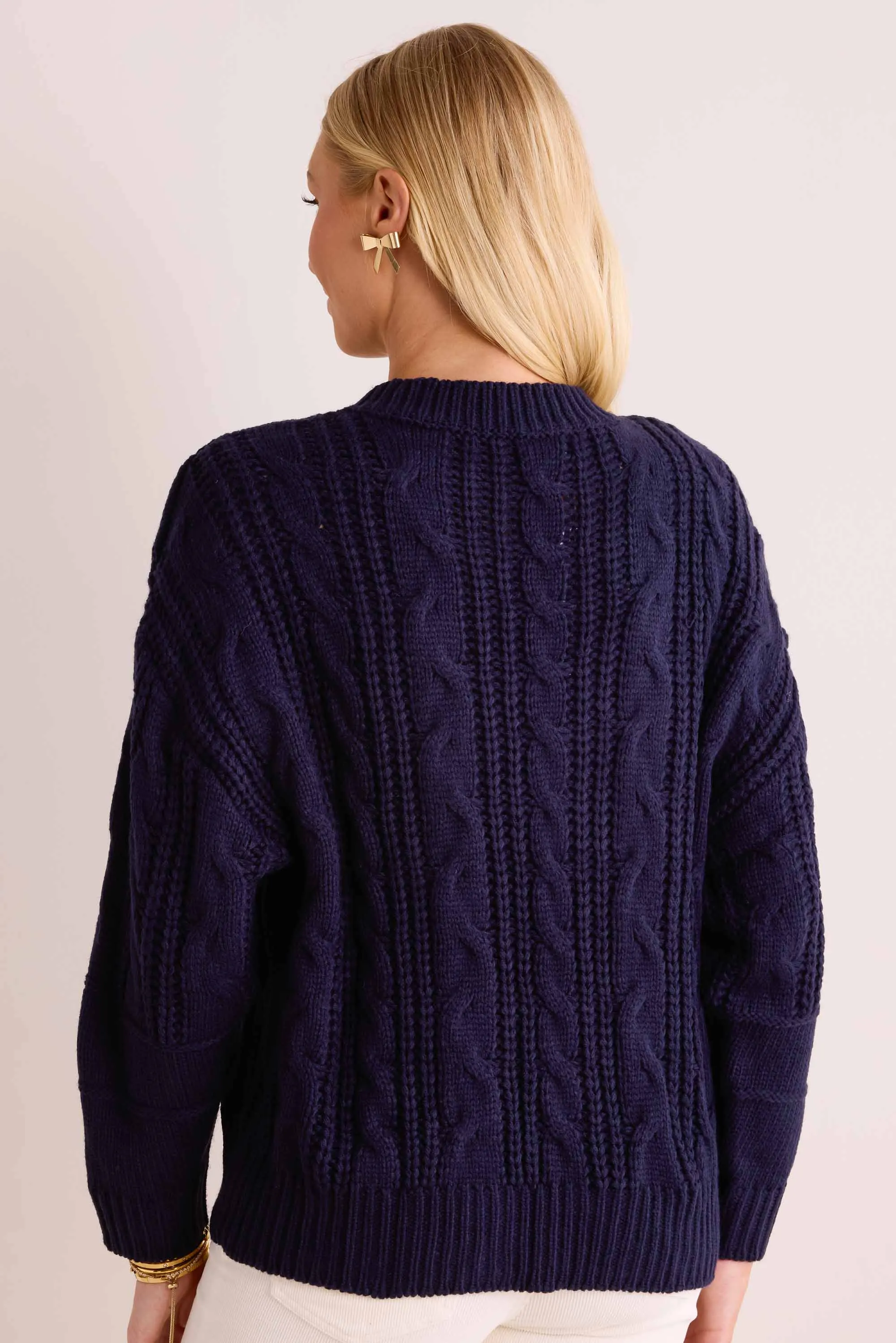 Amber Sweater- Navy