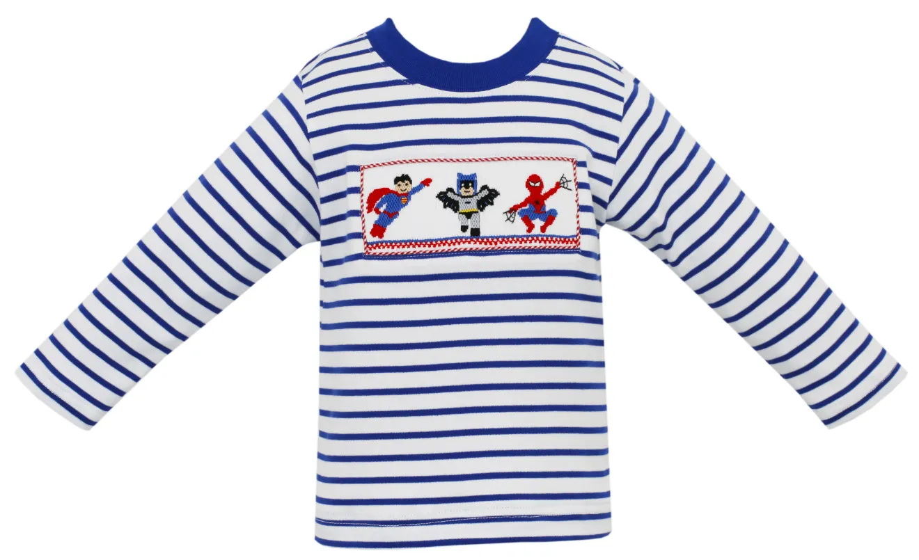 Anavini Smocked Superhero Top