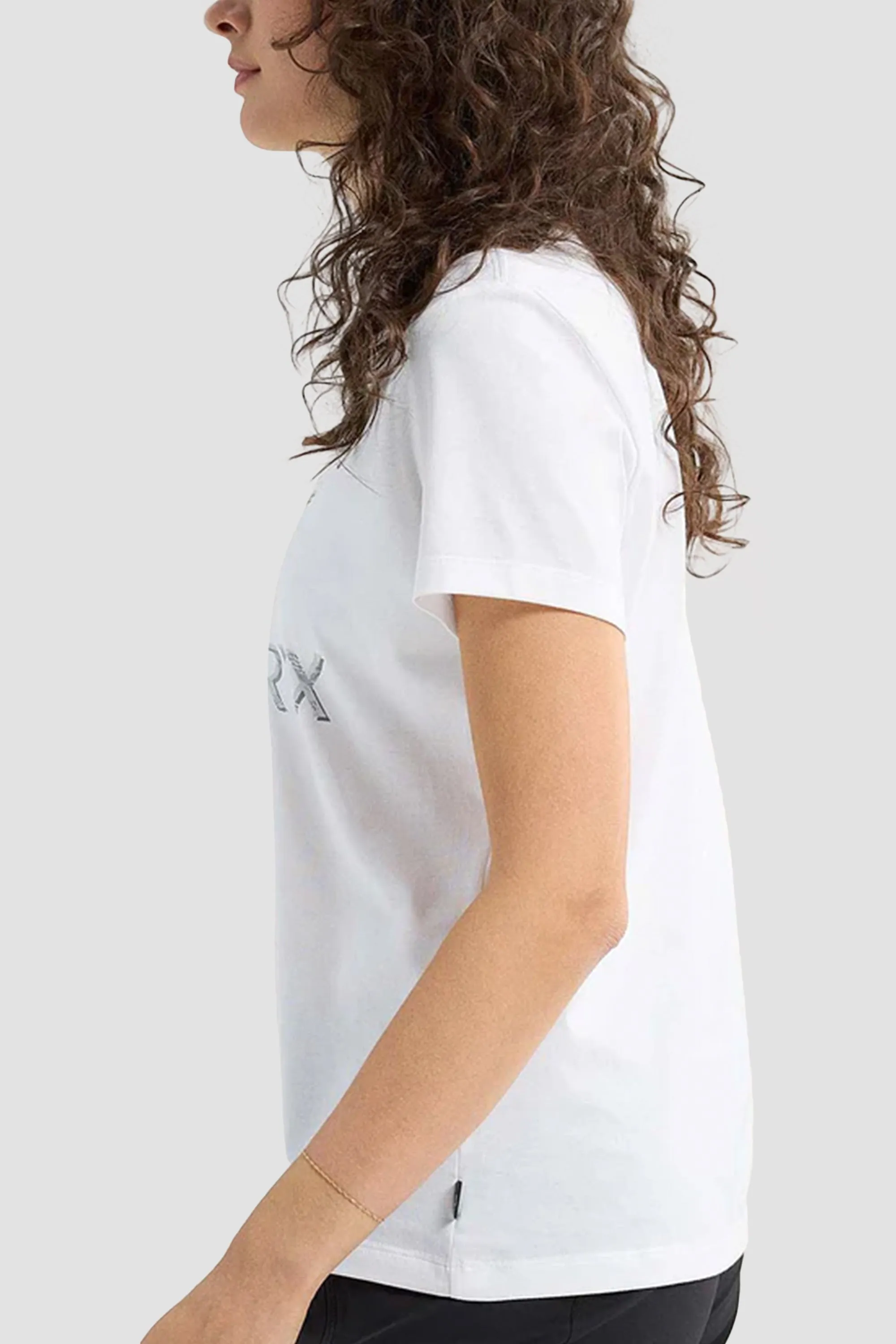 Arc'teryx Women's Arc'Word Cotton T-Shirt in White Light