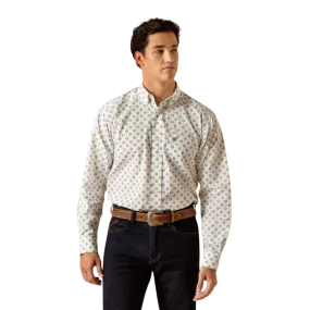 Ariat Men's Rocco Classic Fit White Shirt