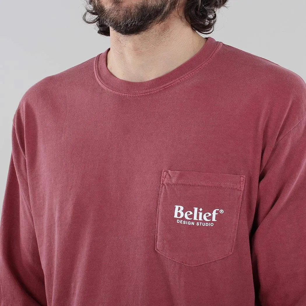 Belief Studio Long Sleeve Pocket T-shirt