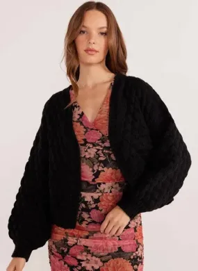 Belladona Knit Cardi-Black