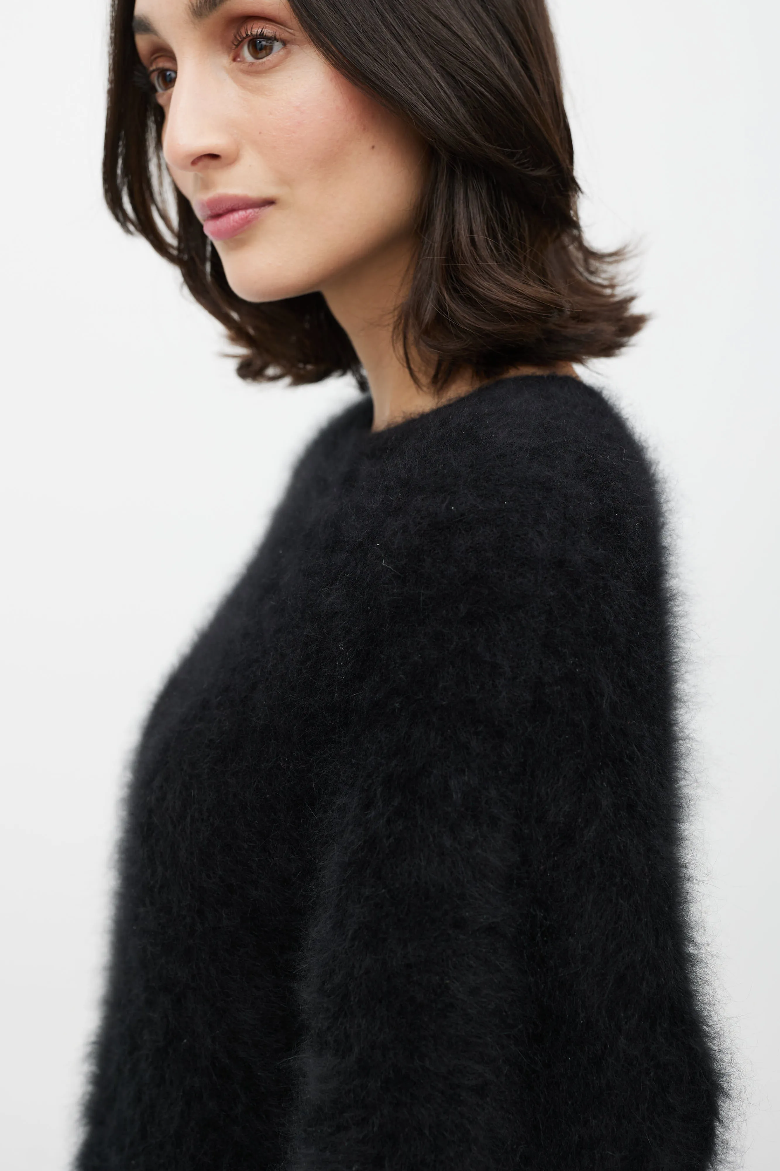 Black Mohair Sweater Dress