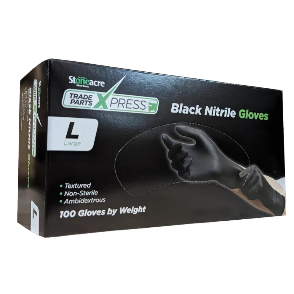 Black Nitrile Gloves - Box of 100