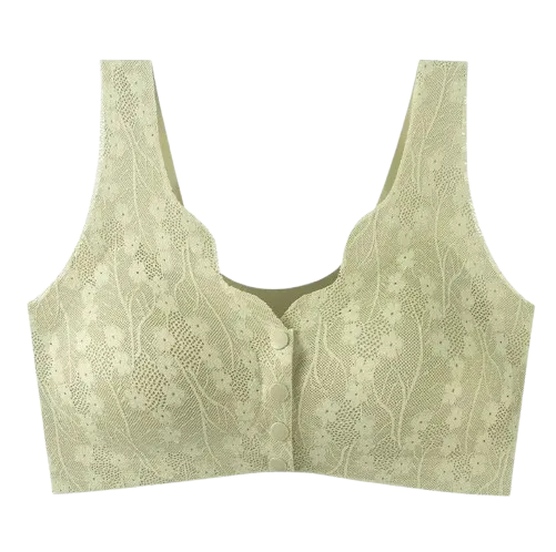 Brassière ULTRA-Confortable à dentelle - Fermeture pression avant