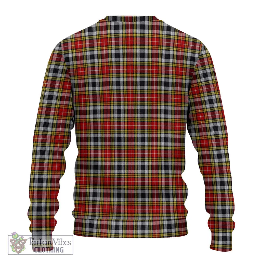 Buchanan Old Dress Tartan Ugly Sweater with Family Crest DNA In Me Style