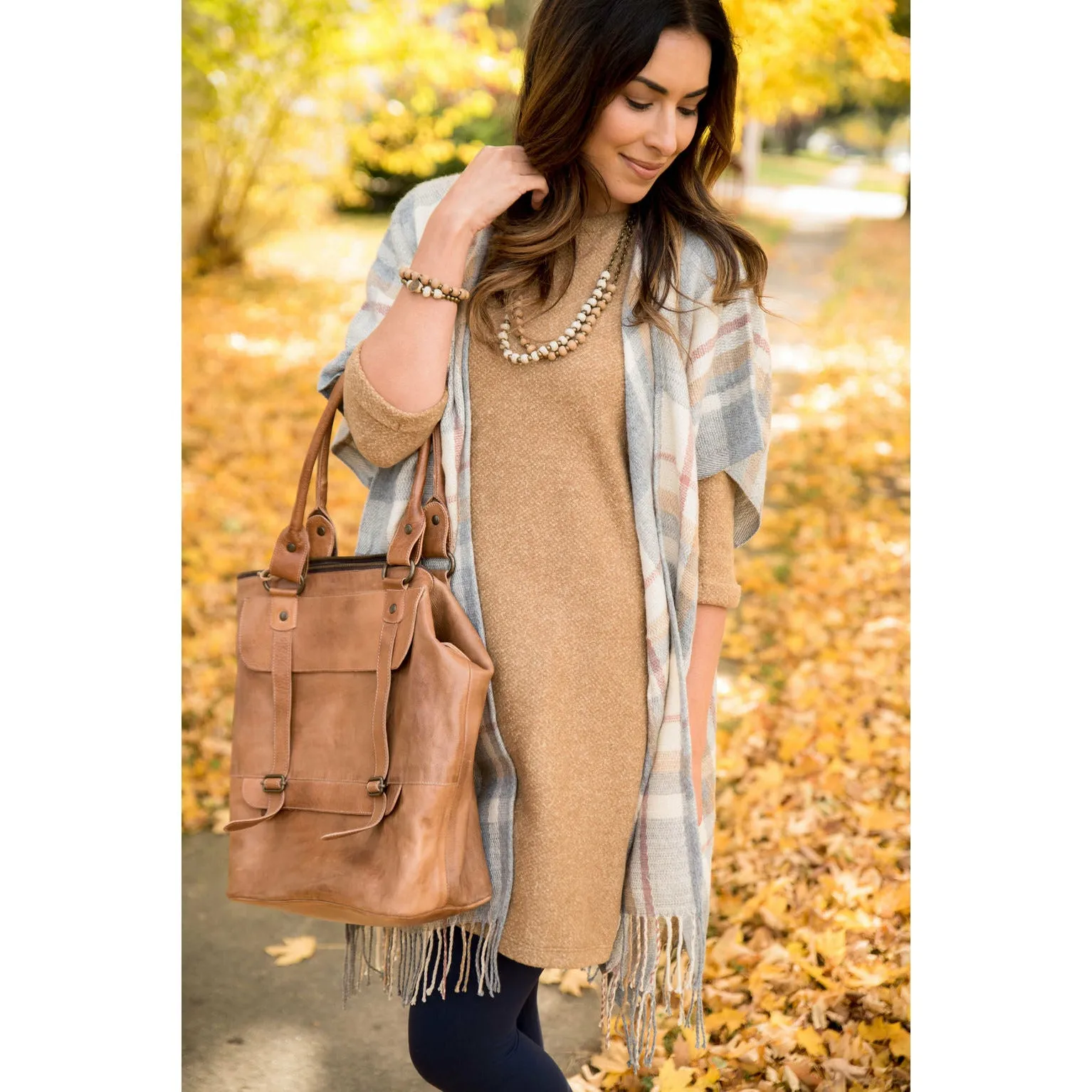 Camel Sweater Dress