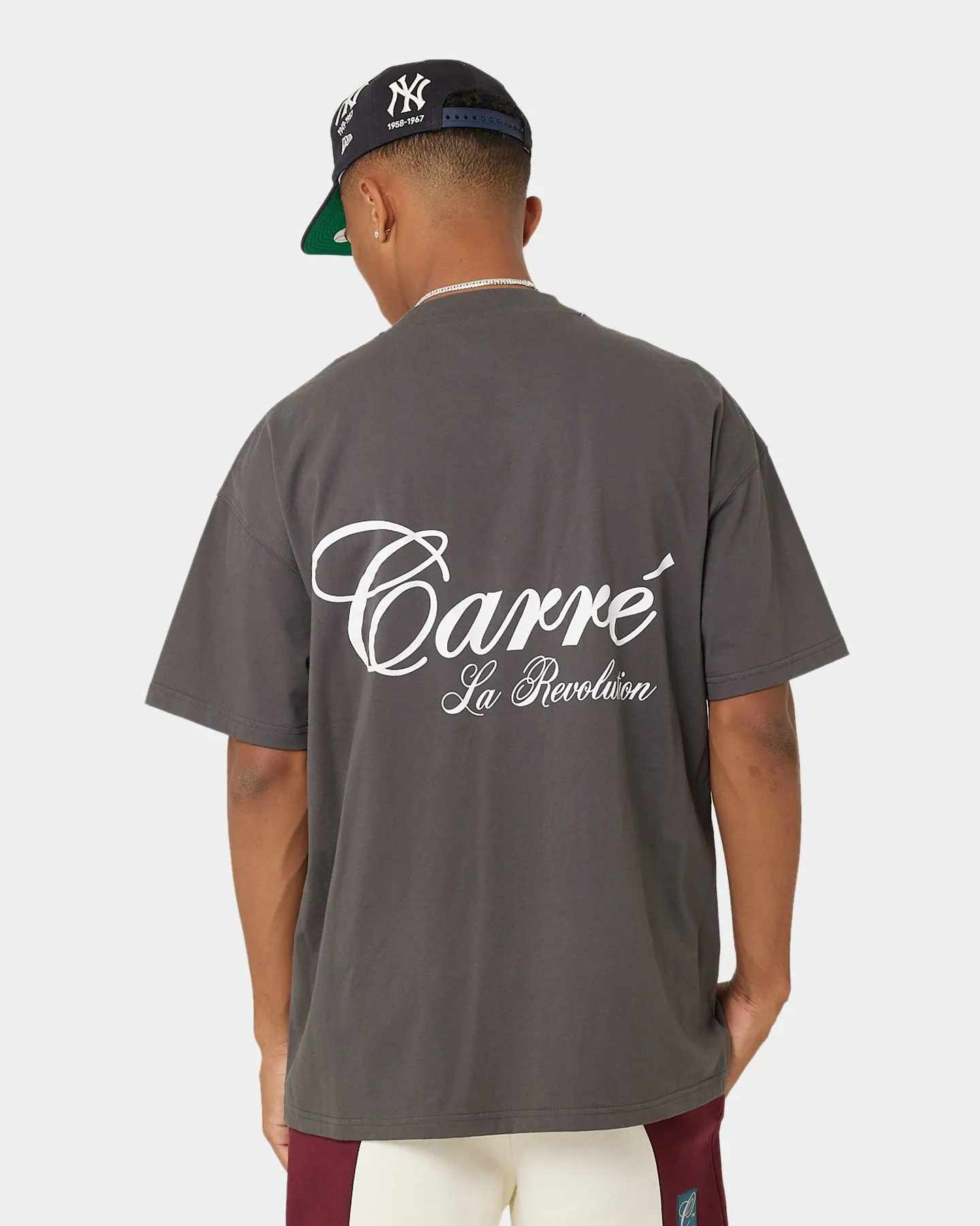 Carre Avant Oversized Short Sleeve T-Shirt Coal