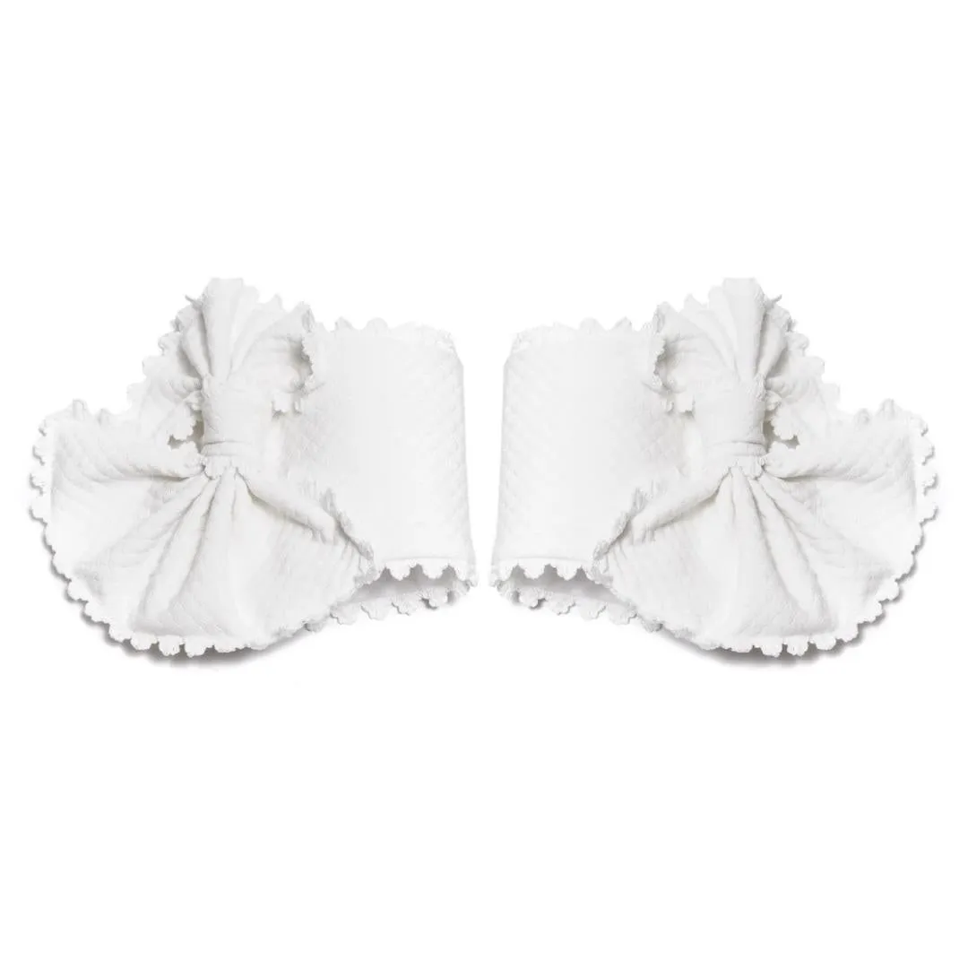 CATHERINE OSTI - MARIE CUFFS (L, WHITE)