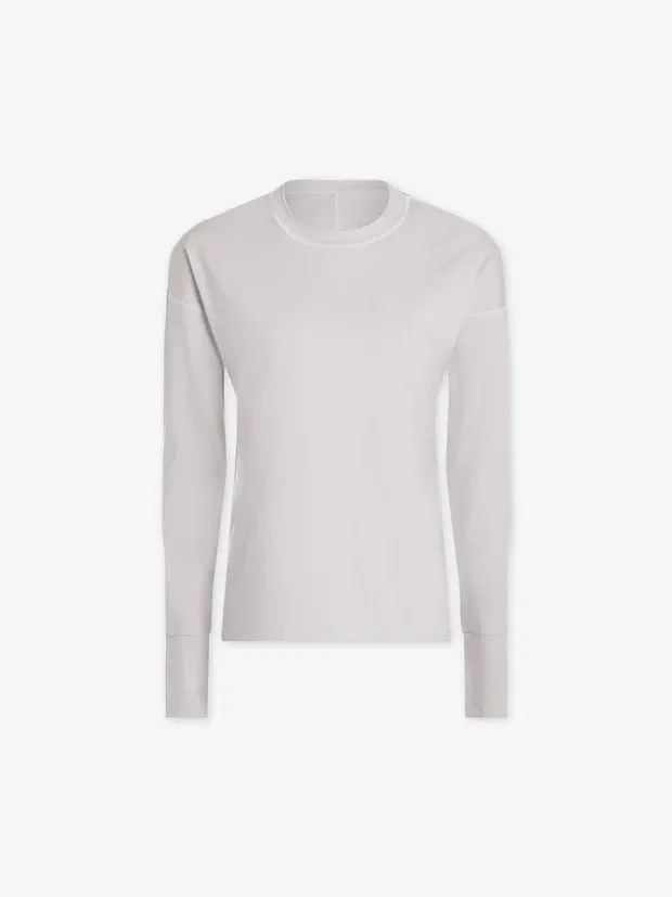 Cella Long-Sleeve Tee in Chateau Grey