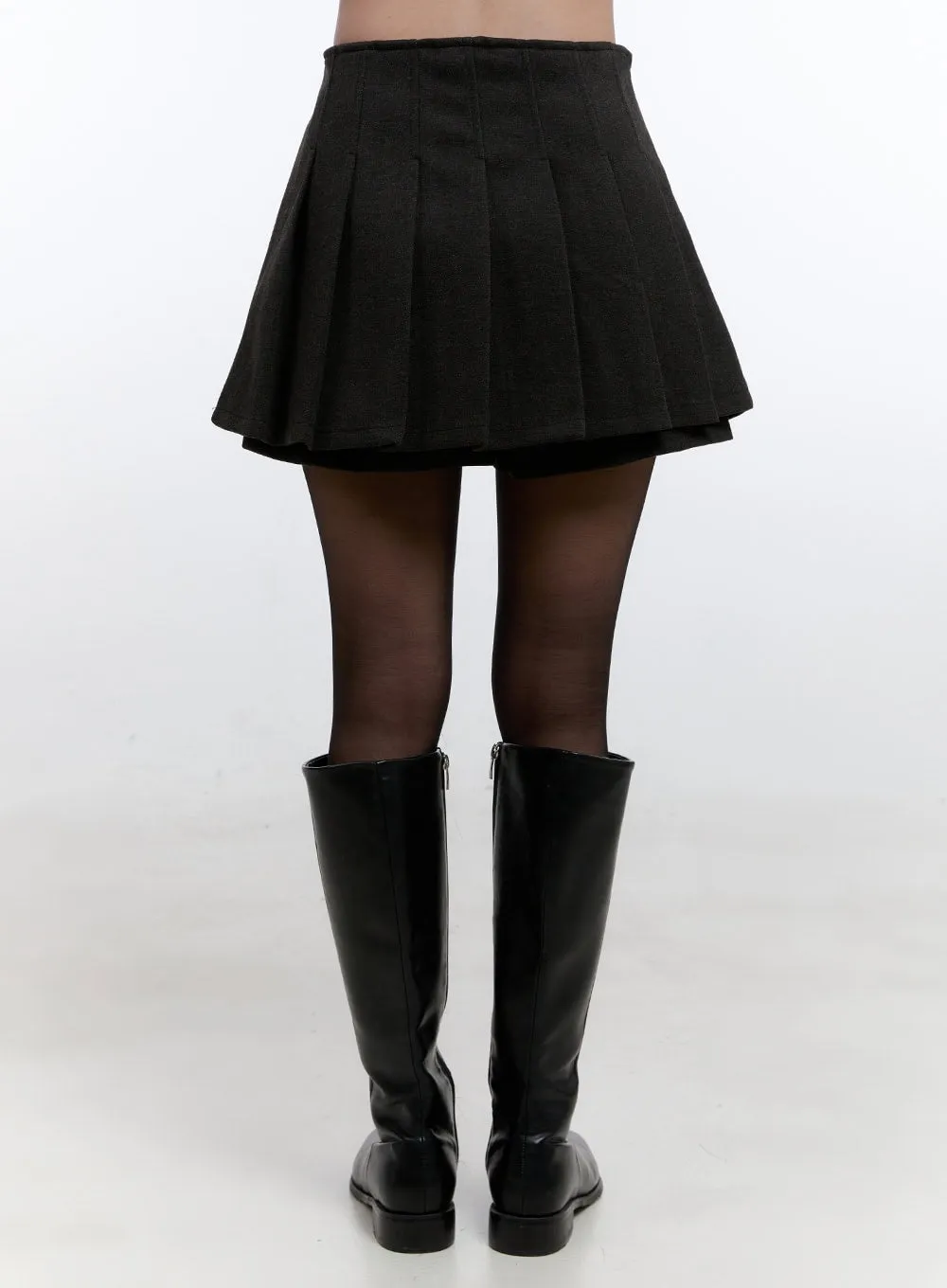 Classic Pleated Mini Skirt ON418