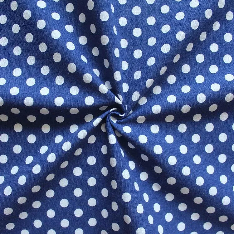 Cotton Blue Polka Dot Oven Gloves Pack Of 2