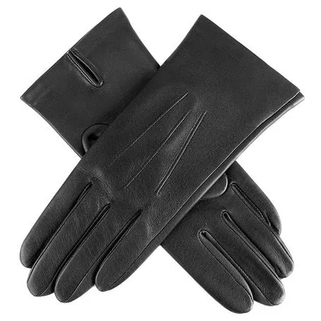 DENTS Joanna Unlined Leather Gloves - Womens - Black