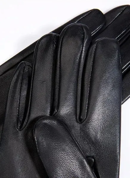 DENTS Skyfall James Bond 007 Unlined Leather Gloves - Mens - Black