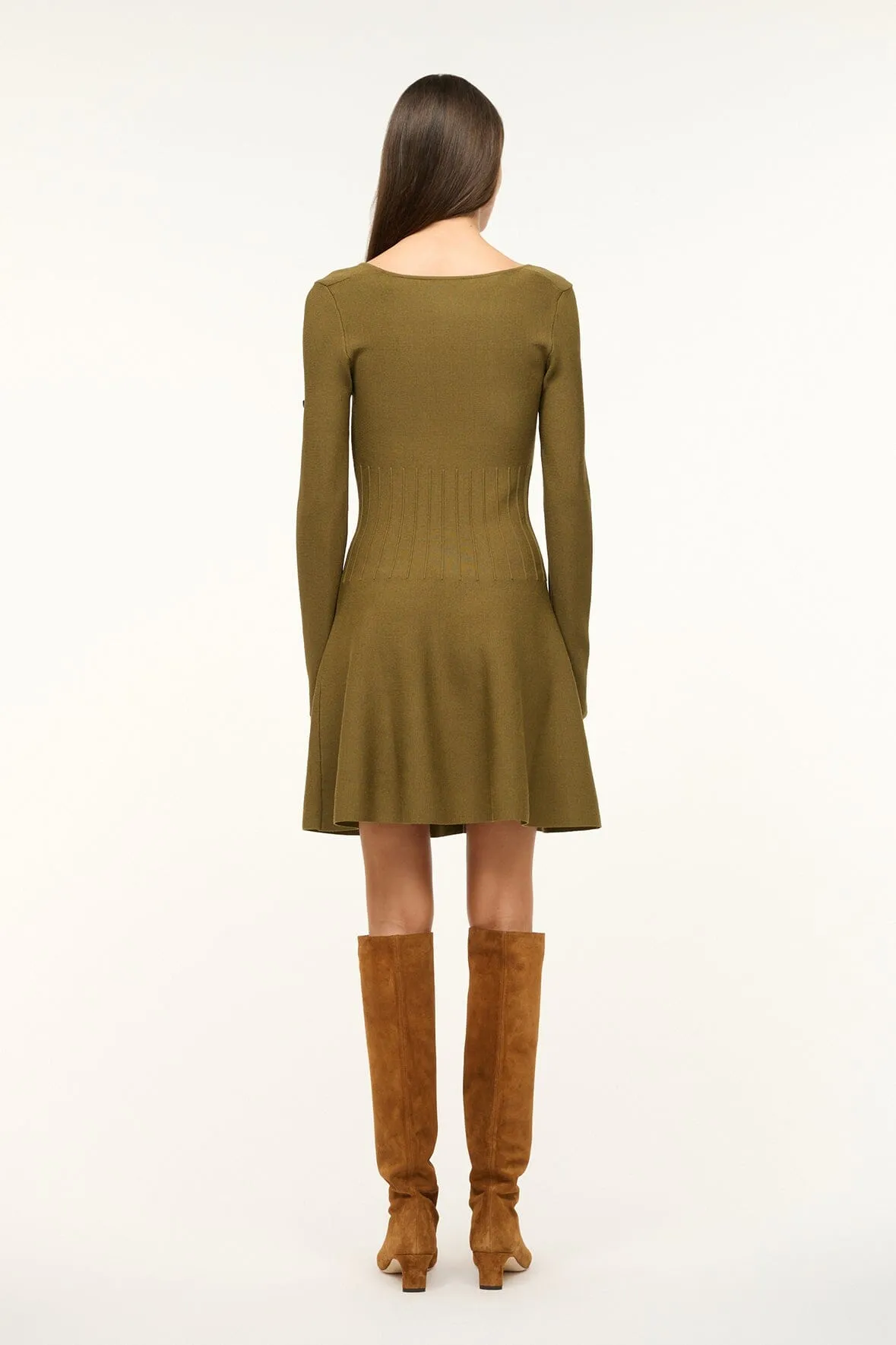 DEORA DRESS | SERGEANT GREEN