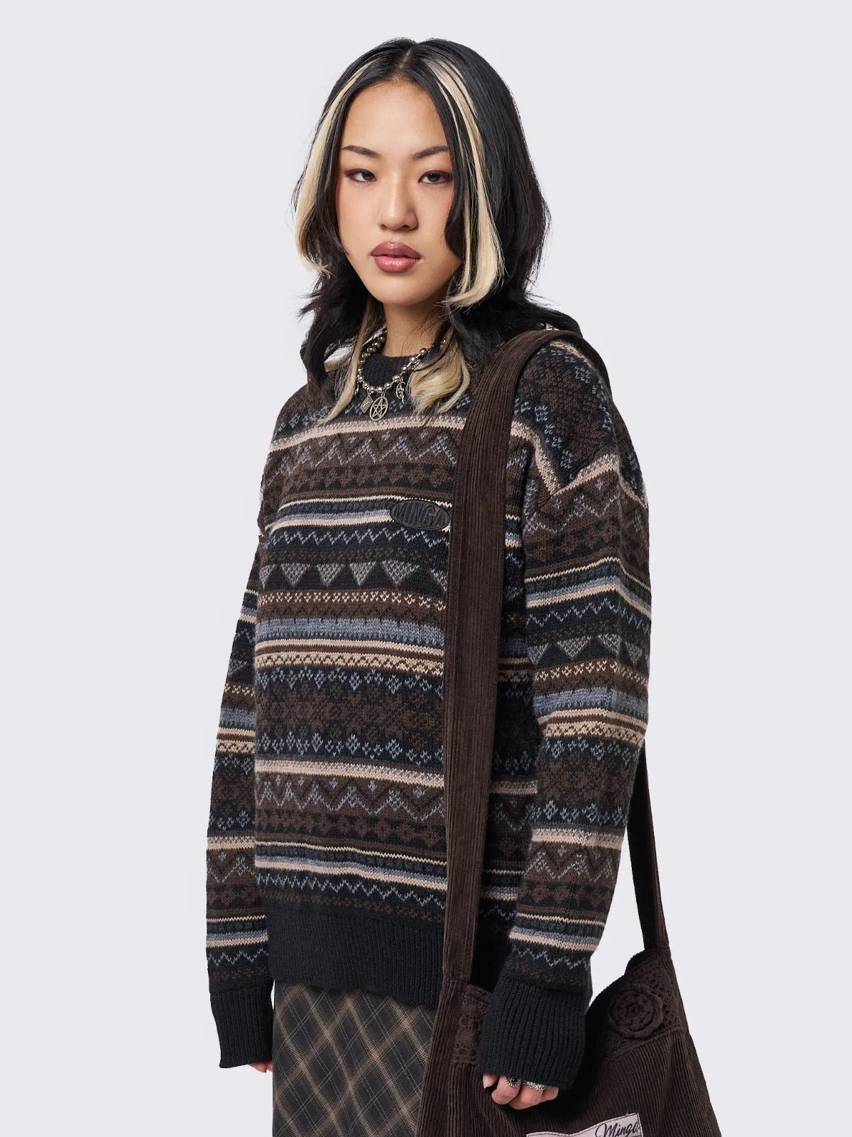 Edi Jacquard Knit Jumper