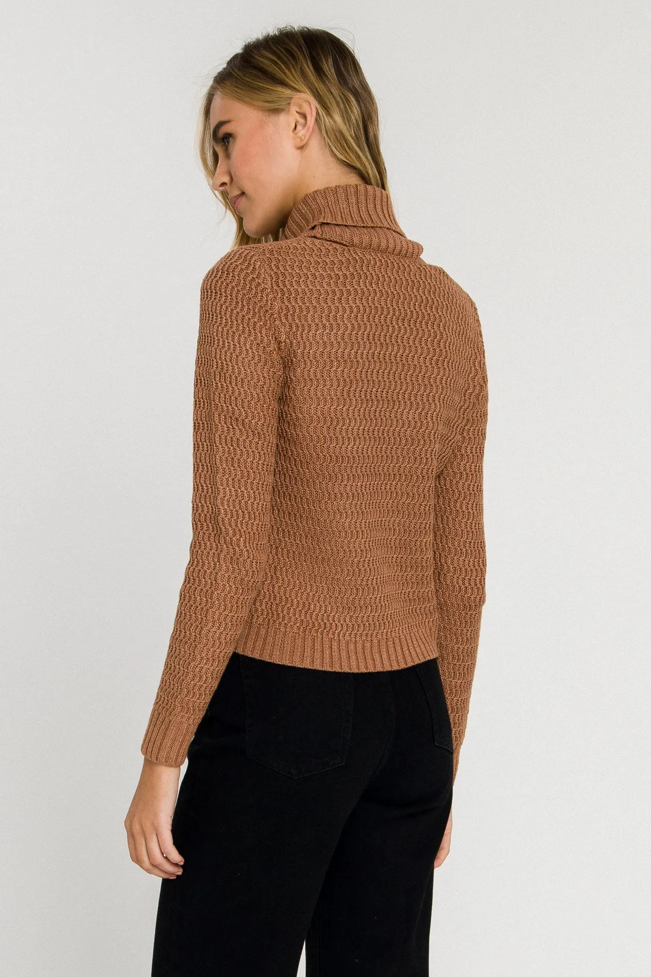 English Factory - Cut-Out Neck Sweater