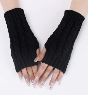 Fingerless Knit Glove