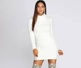 Fuzzy Feels Sweater Dress