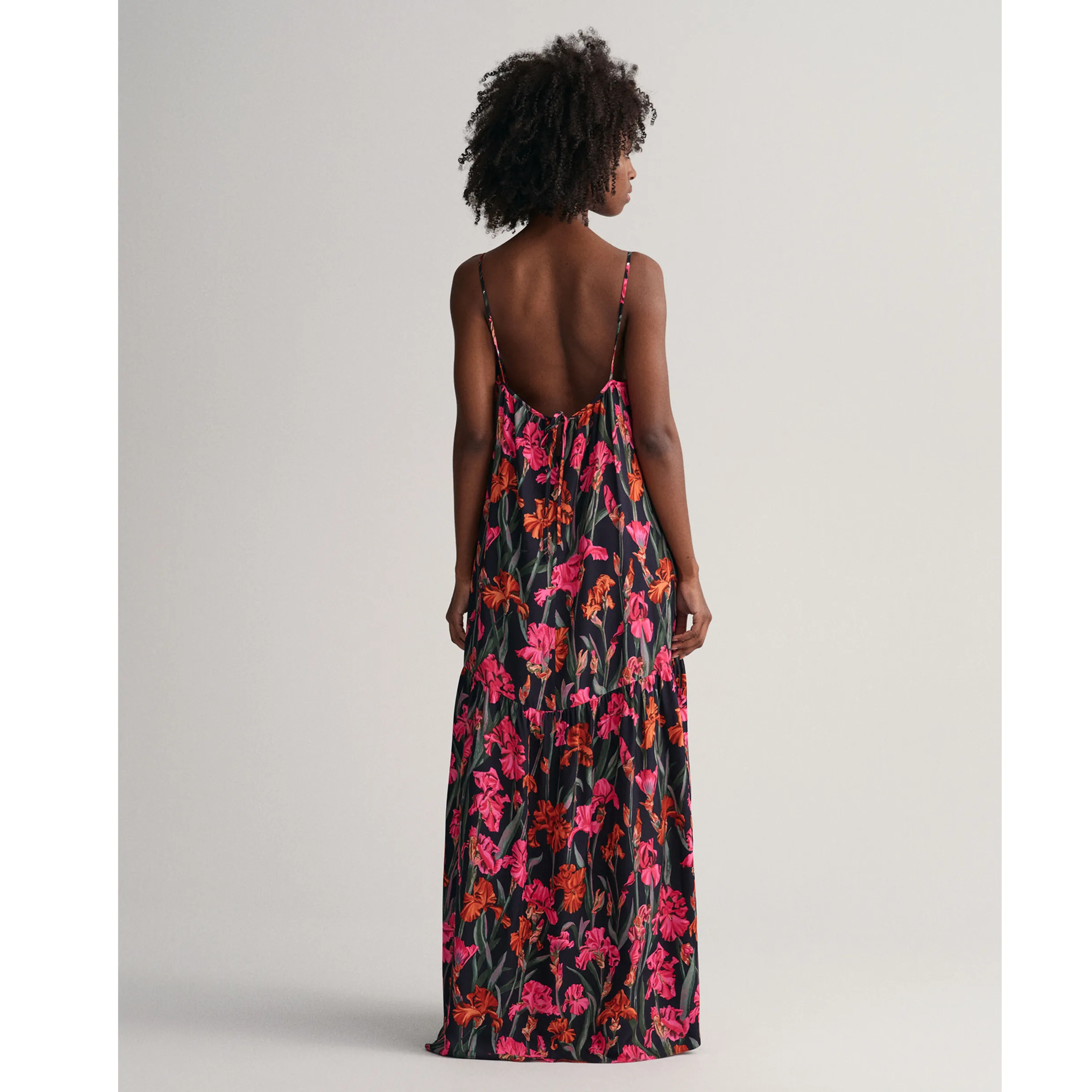 GANT Maxi Strap Iris Print Dress 3261