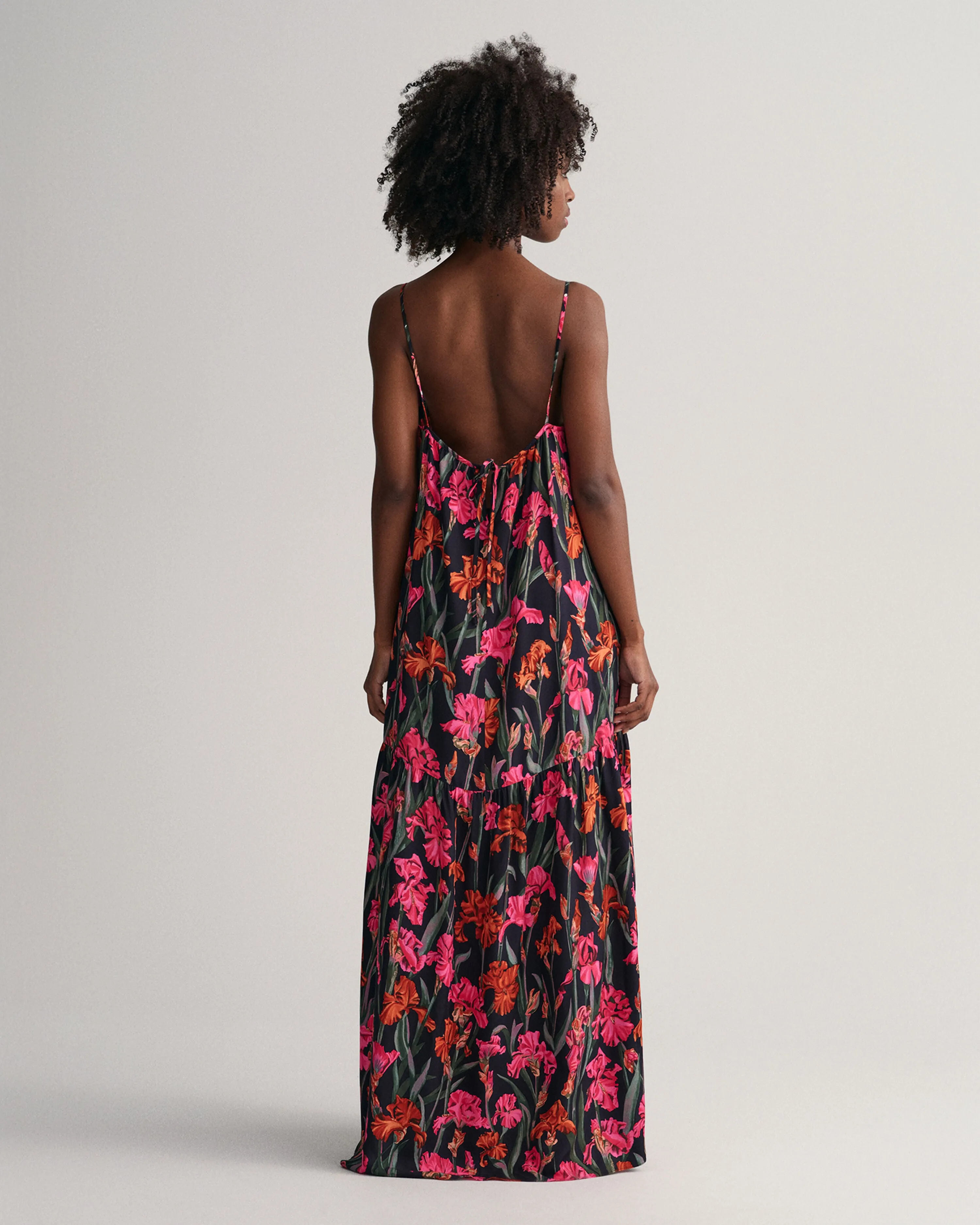 GANT Maxi Strap Iris Print Dress 3261