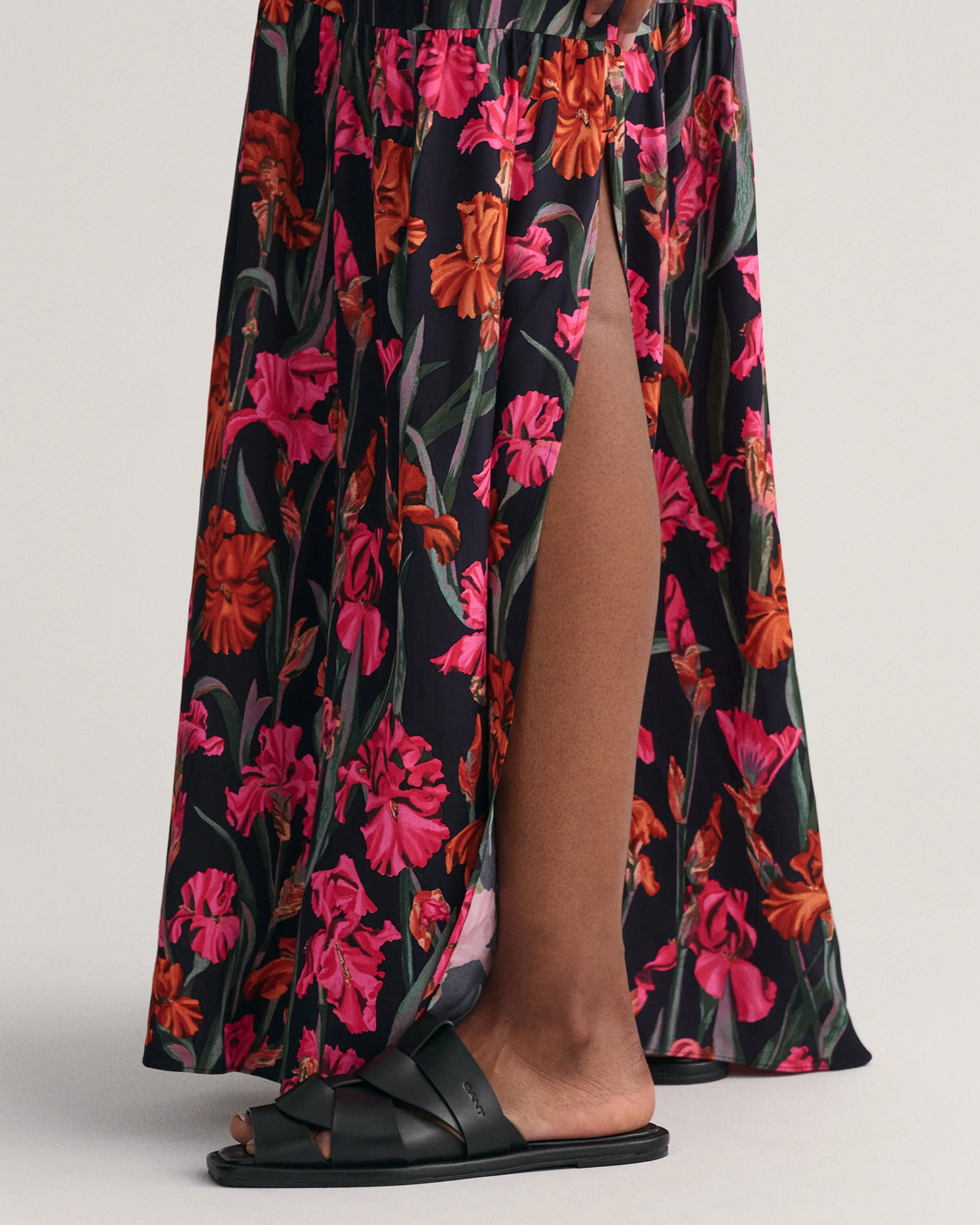 GANT Maxi Strap Iris Print Dress 3261