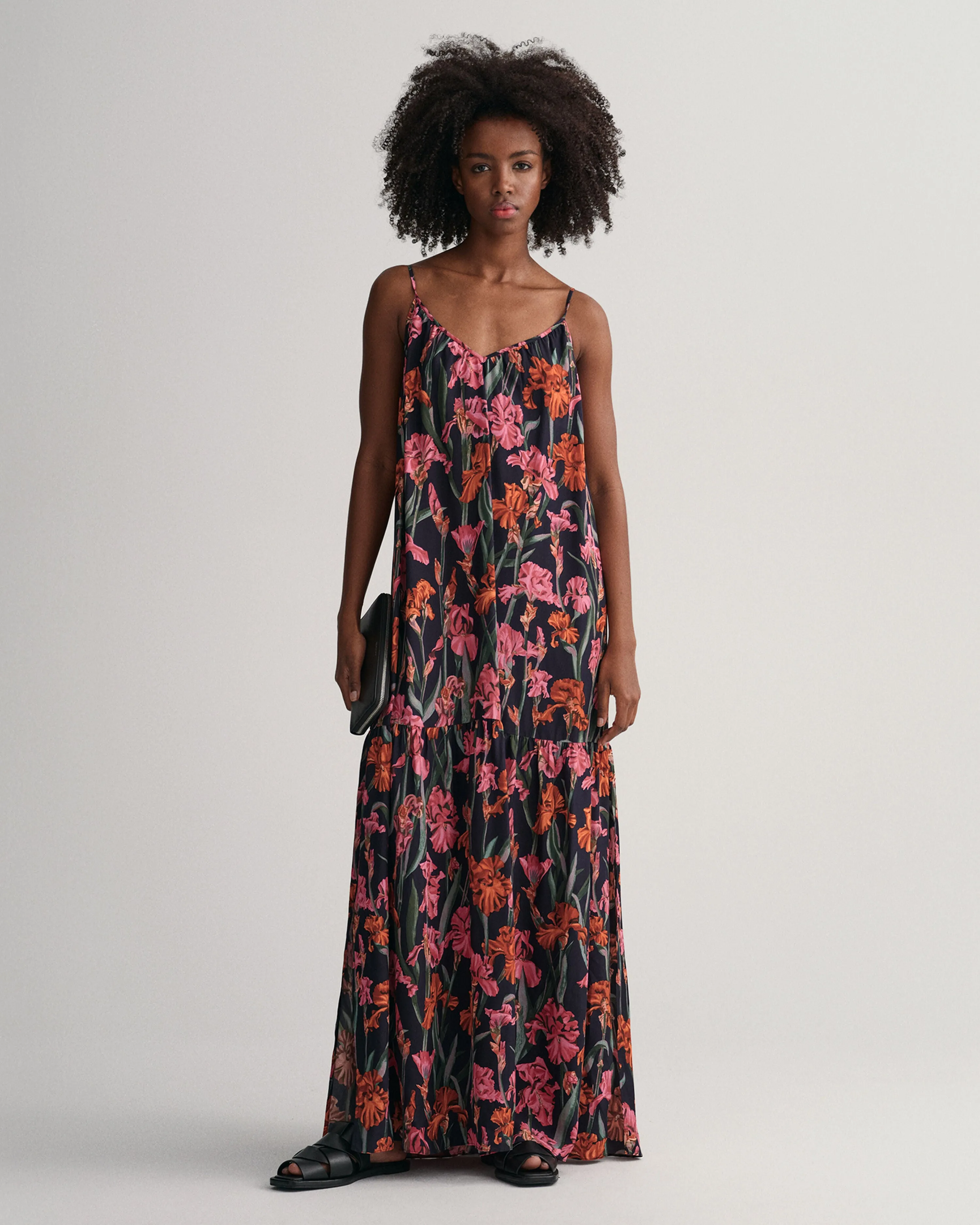 GANT Maxi Strap Iris Print Dress 3261