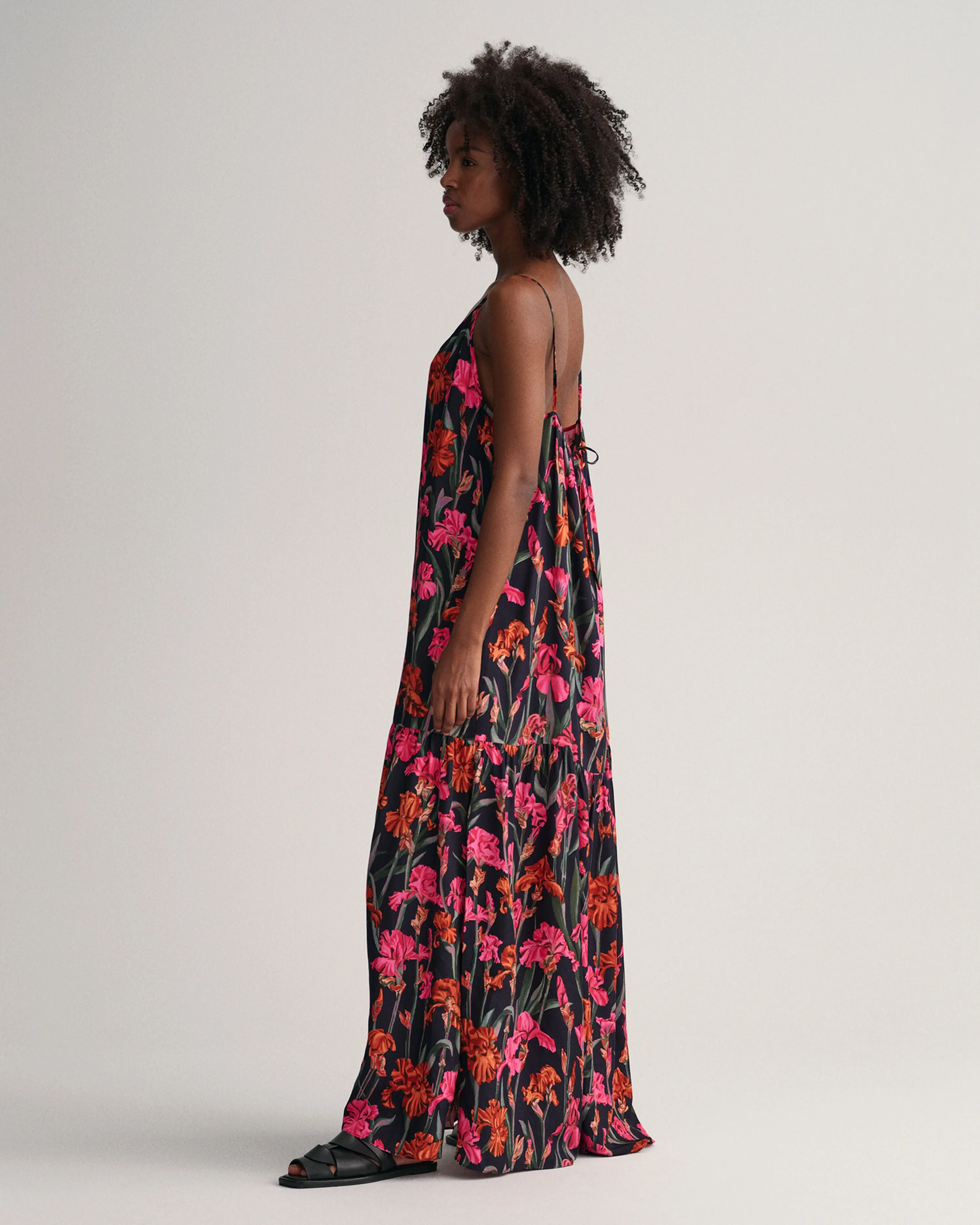 GANT Maxi Strap Iris Print Dress 3261