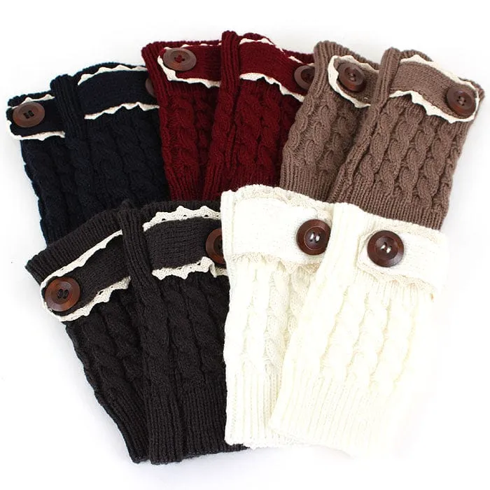 GL12113 Fashion Crochet Fingerless Gloves