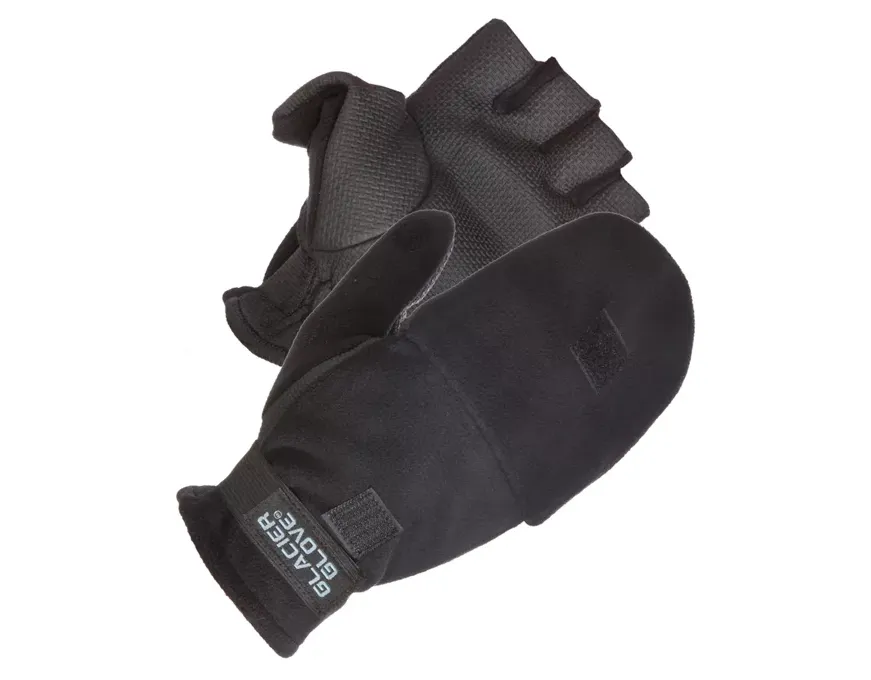 Glacier Glove Alaska River Flip Mitt - Black