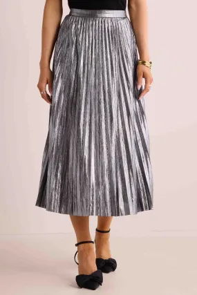 Hensley Skirt- Silver