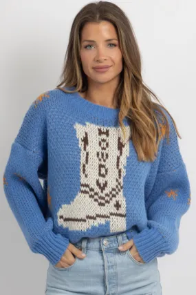 HOWDY GRAPHIC SWEATER