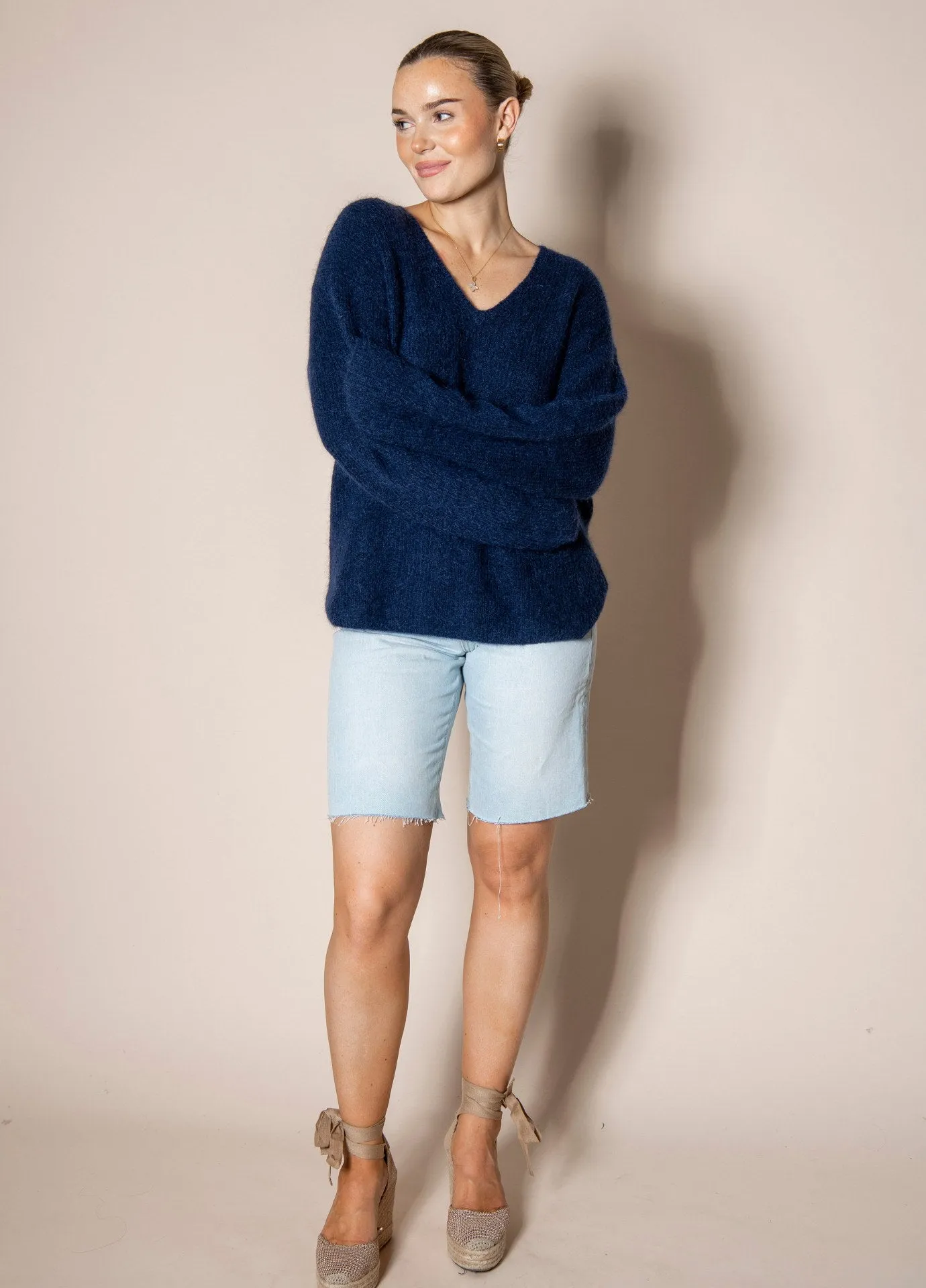 Iben Mohair Sweater Navy