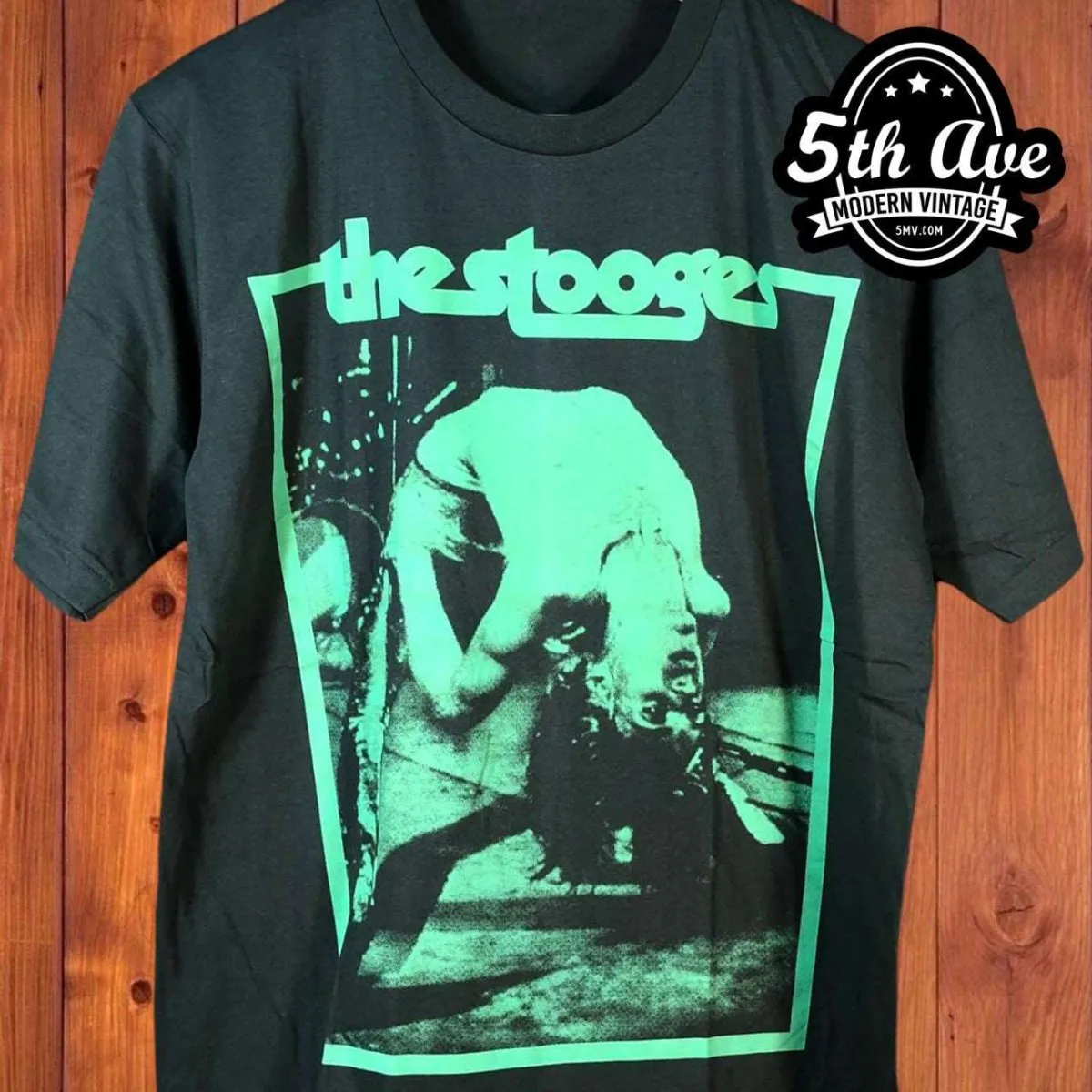 Iggy and The Stooges Turquoise Bend T-Shirt: Vintage Vibes with Streetwear Edge