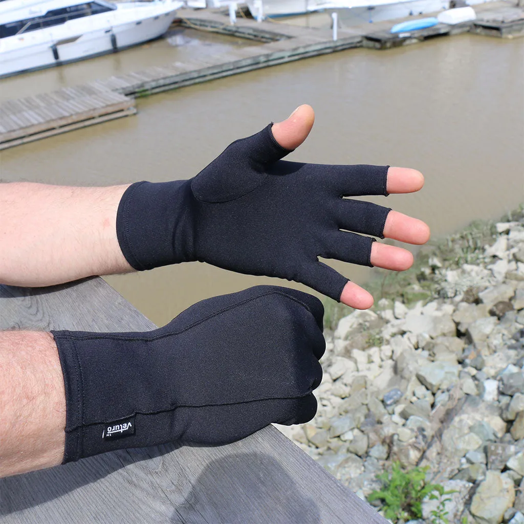 Infrared Compression Arthritis Half Finger Gloves