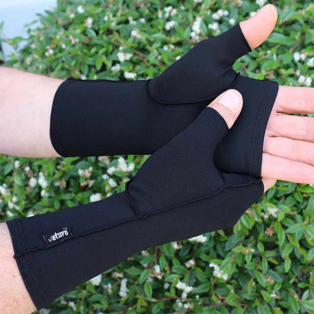 Infrared Fingerless Mitten Gloves - Hand & Wrist Support