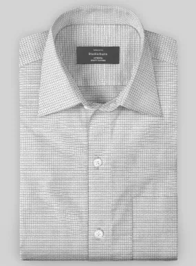 Italian Stretch White Matrix Shirt