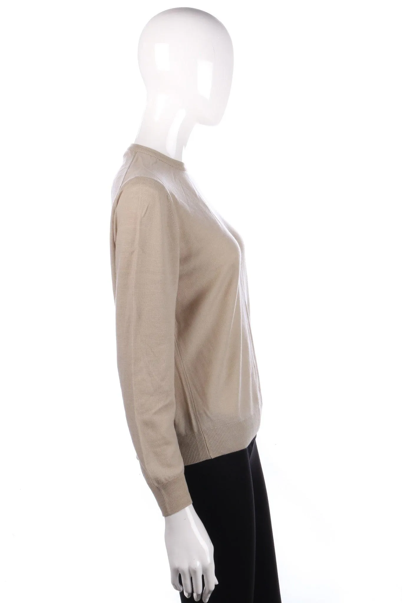 Jaeger light coloured jumper size M