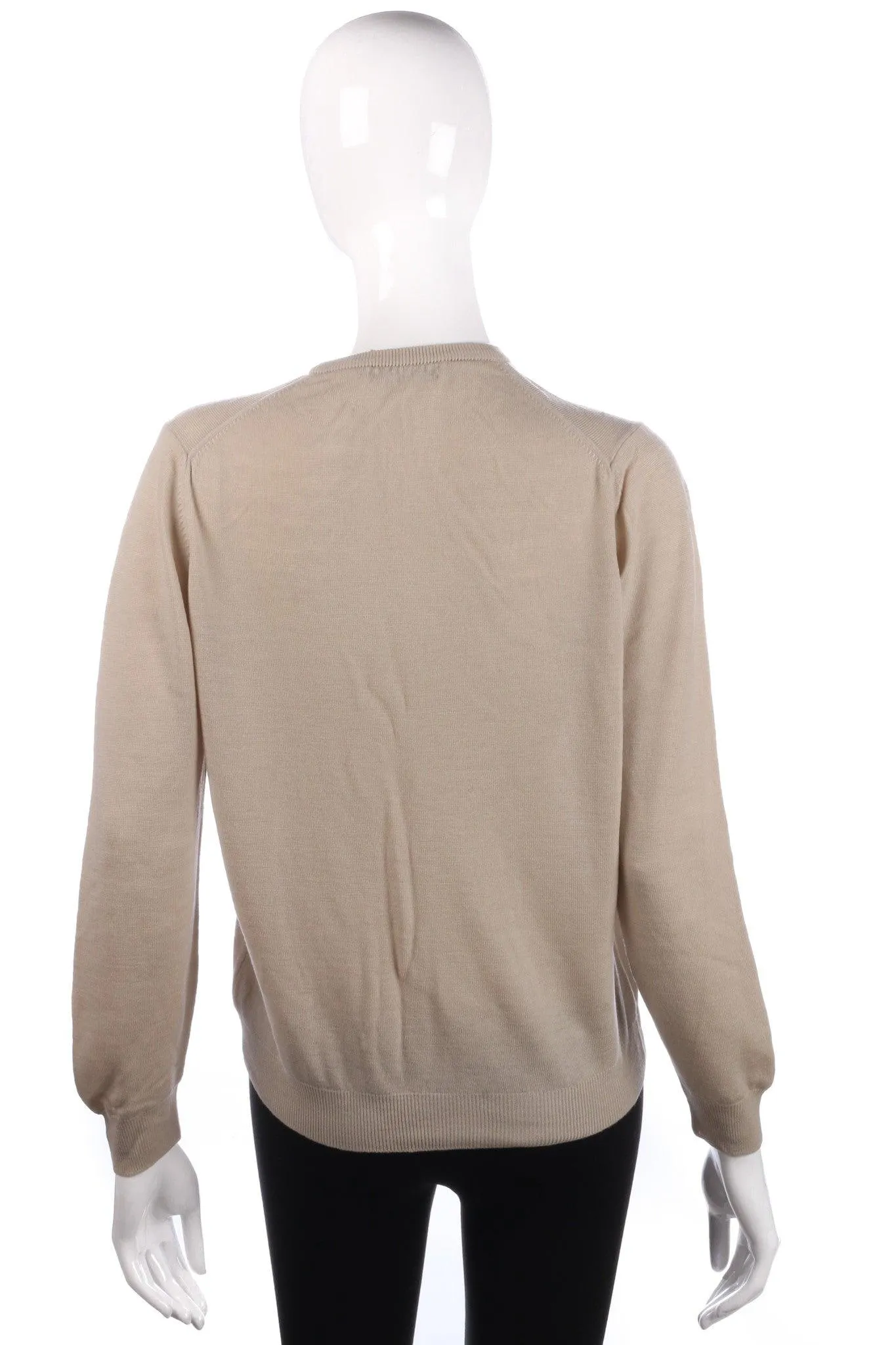 Jaeger light coloured jumper size M